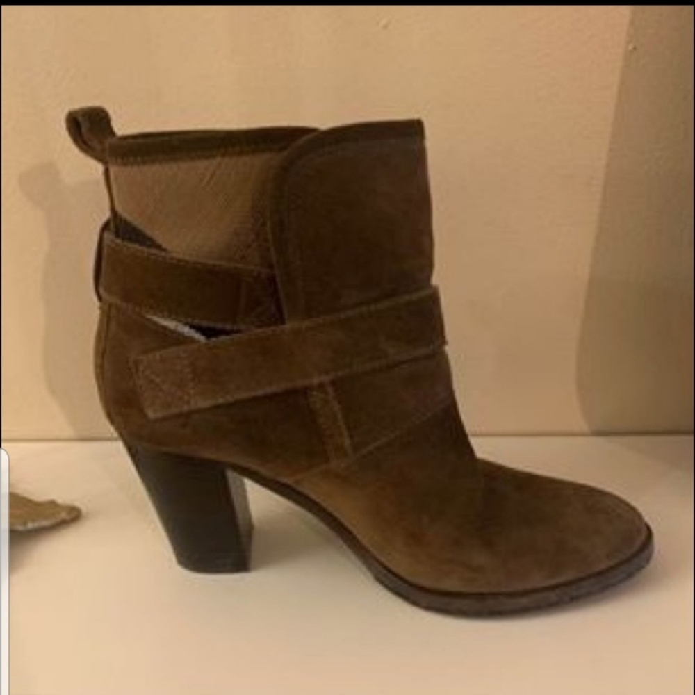 Burberry Suede Ankle Boots